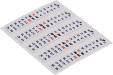 ATmega328P Vinyl Pinout Stickers - 5 Pack Handy stickers for your Atmega328p chips. Great for reminding you of the appropriate pinouts for your DIY Arduino prototype. Printed on quality Arlon UV vinyl.