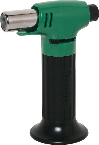 The IRODA Mini pro torch is a light weight, robust blow torch. The 1300C flame makes it suitable for a wide variety of tasks from silver soldering or brazing to automotive repairs. The 20ml gas tank will last approximately 60 minutes at mid setting.
