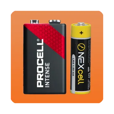 Show products in category Batteries Picture for category Batteries